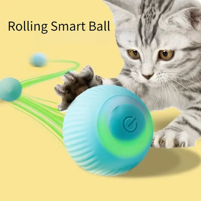 Cat Interactive Ball Electric Automatic Rolling Ball Smart Toys for Cats Smart Cat Toy Rotating Ball Cat Game Accessories