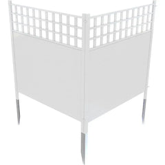 Garden Fence Outdoor Products 2-Pack Privacy Screen and Fence White Free Shipping Buildings Supplies Home (44" H x 42" W)