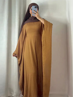 Linen Batwing Abaya