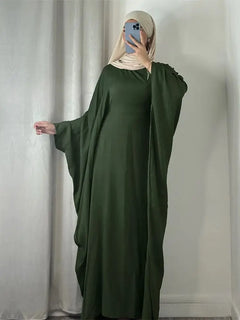 Linen Batwing Abaya