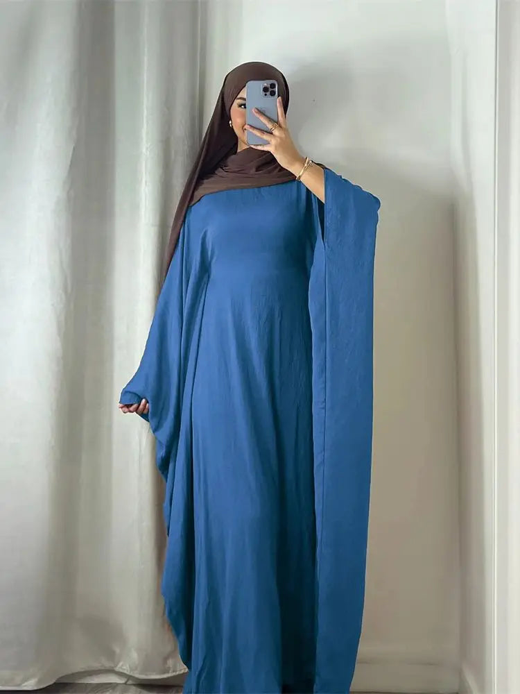 Linen Batwing Abaya