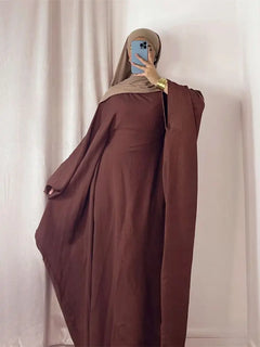 Linen Batwing Abaya