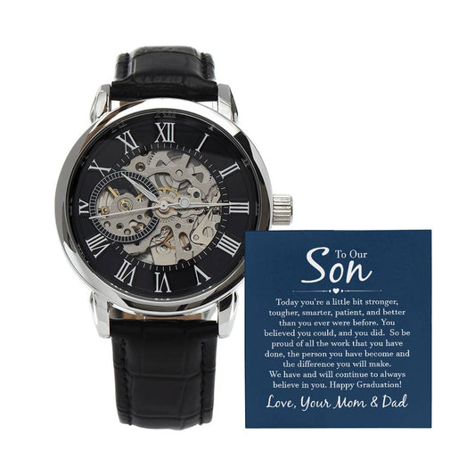 Openwork Watch - For Son From Mom & Dad