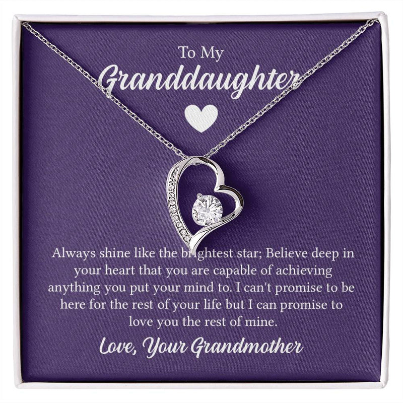 Forever Love Necklace - For Granddaughter From Grandmother