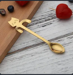 STAINLESS STEEL CAT TEASPOONS