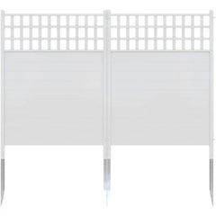 Garden Fence Outdoor Products 2-Pack Privacy Screen and Fence White Free Shipping Buildings Supplies Home (44" H x 42" W)